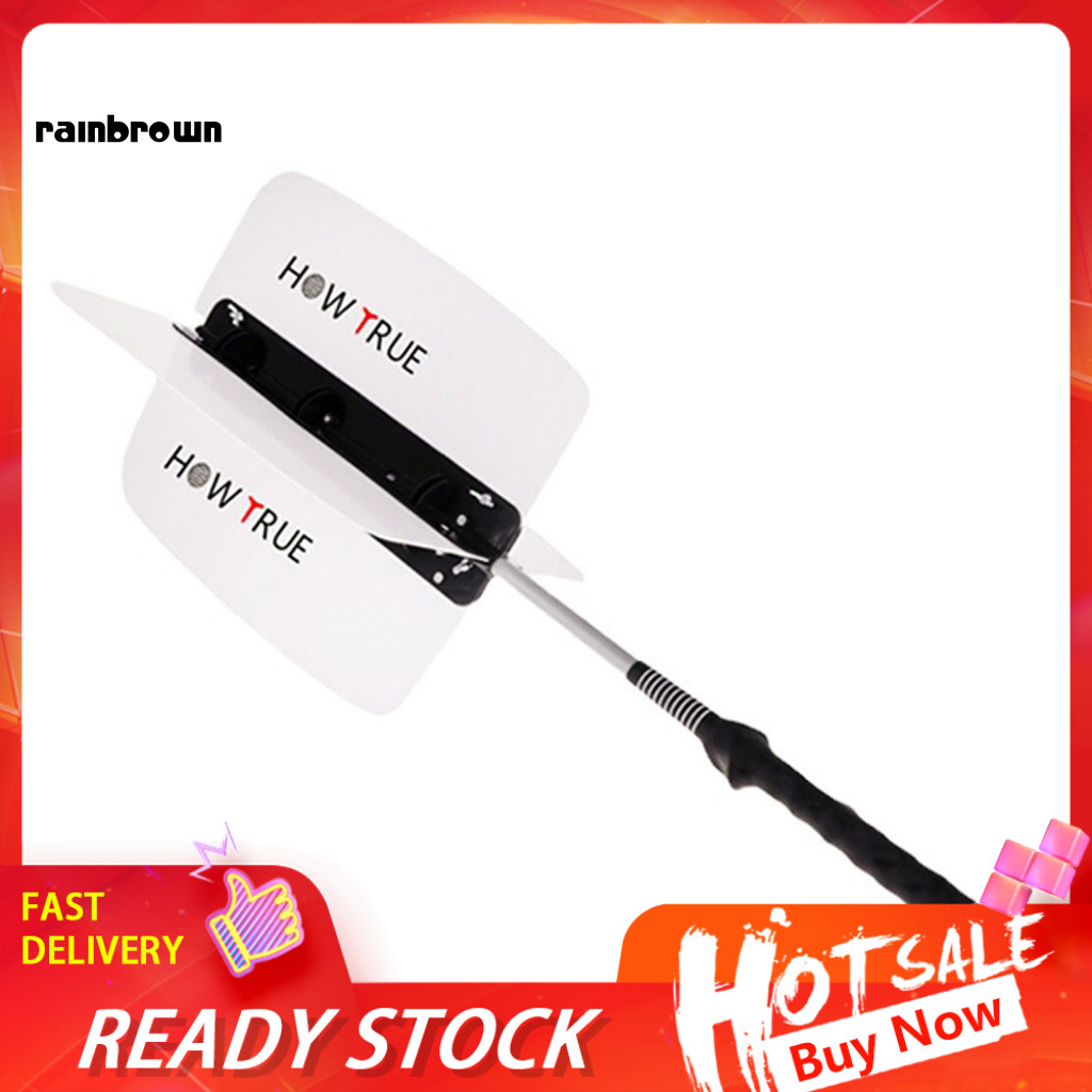 < rainbrown > Golf Swing Trainer Golf Power Swing Fan Thiết bị tập Golf Swing Trainer với Power Swin