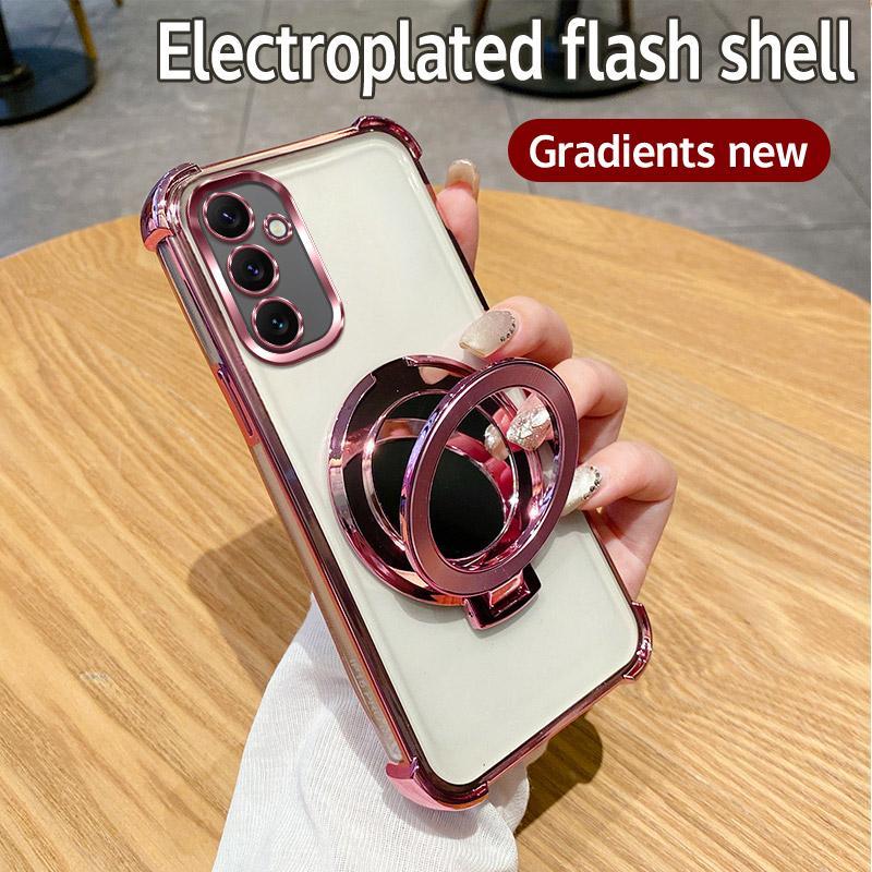 Dành Cho Samsung A37 5G Ốp Lưng Từ Tính Gương Cho Samsung Galaxy A37 A 37 5G SM-A377E SM-A377B Vỏ Mạ