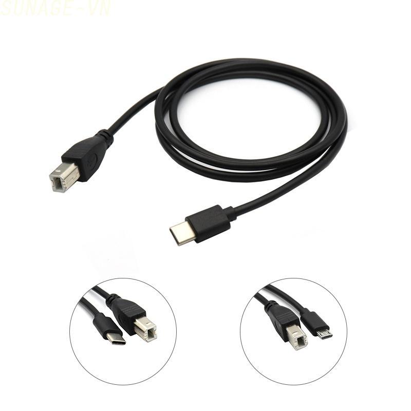 【SUNAGE】Durable Charging and Data Transfer Mobile Phone Keyboard OTG Cable Printer Cable【HOT Fashion