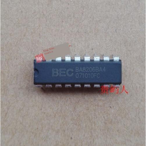 2 chiếc BA8206BA4 nguyên bản mới nhập khẩu linh kiện điện tử IC chip kép mạch tích hợp DIP-18