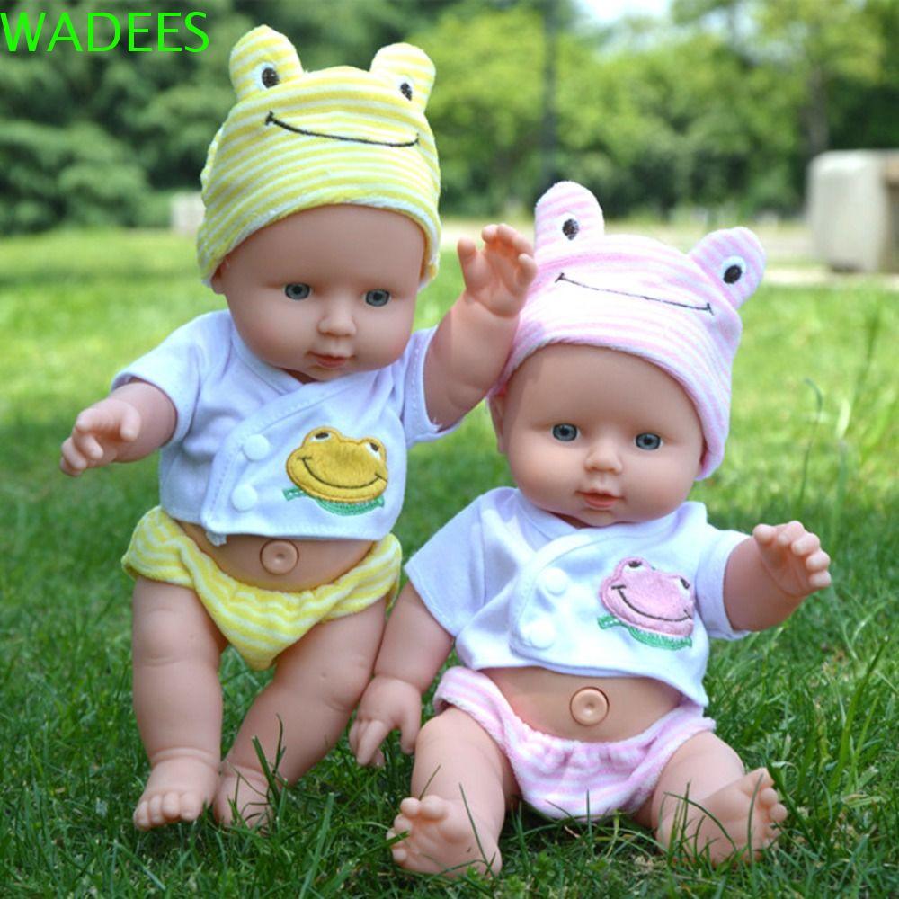 WADEES Bé Sơ Sinh Búp Bê, Nhà Chơi Quần Áo Búp Bê Mô Phỏng Búp Bê Bé, Đồ Chơi Trẻ Em Có Thể Di Chuyể