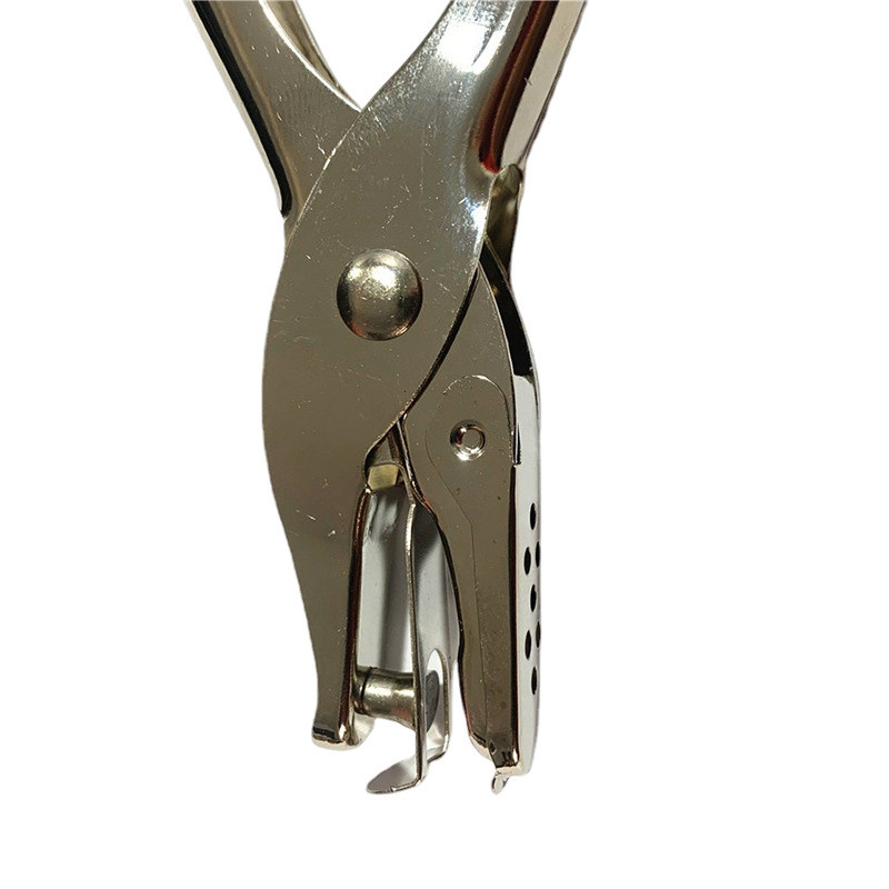 Giảm giá [Giá bán buôn] Kìm đục lỗ xuyên biên giới Máy đục lỗ một lỗ cầm tay Văn phòng phẩm Văn phòn