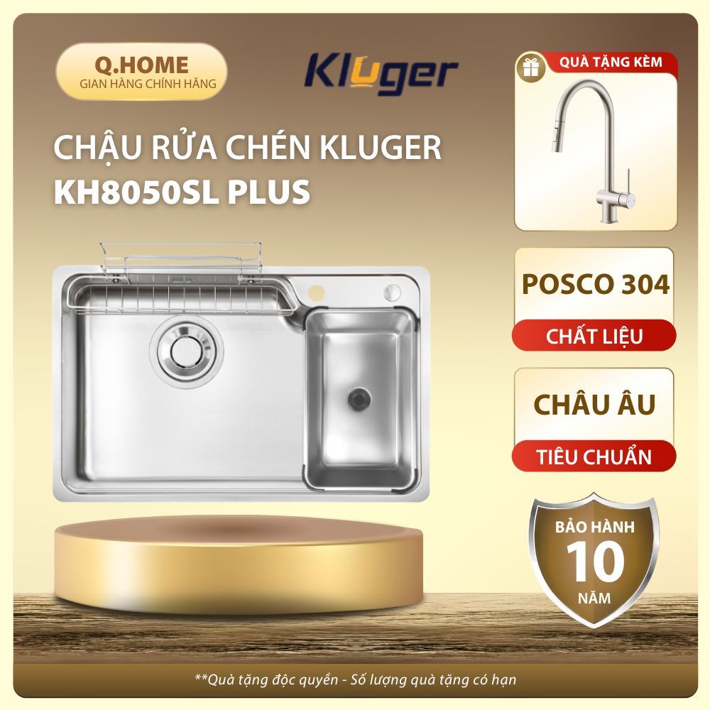 Chậu rửa bát Kluger KH8050SL Plus | HÀNG CHÍNH HÃNG