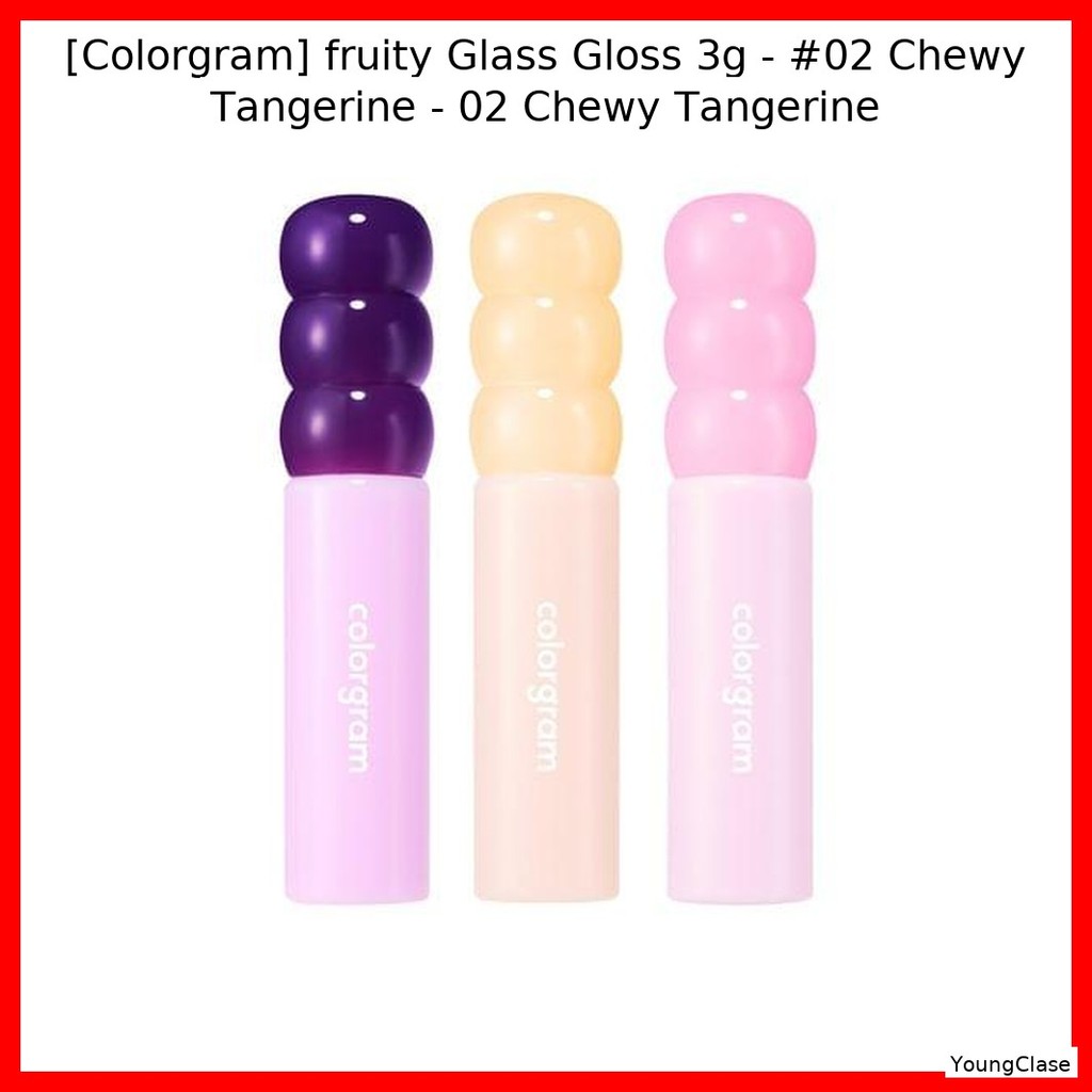 [Colorgram] Kính bóng trái cây 3g - #02 Chewy Tangerine - 02 Chewy Tangerine / Hydrating, High-shin 