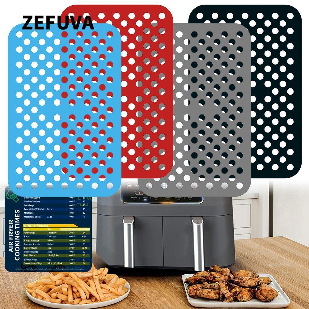 ZEFUVA Air Fryer Mat Chống Dính Phụ Kiện Mềm Cho Ninja DZ201 Foodi Cho Ninja Foodi DZ201
