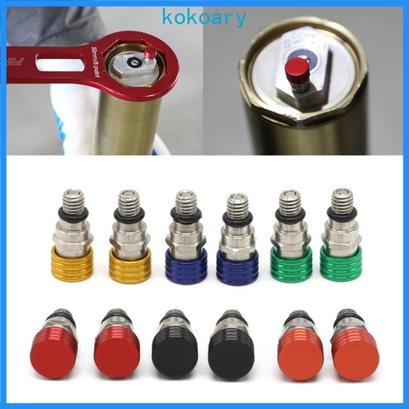 KOK 1 Cặp Motocross M5x0 8mm Nĩa Air Bleeder Giảm Chấn Cho Van Cho Bụi Bẩn Xe Đạp Motorc