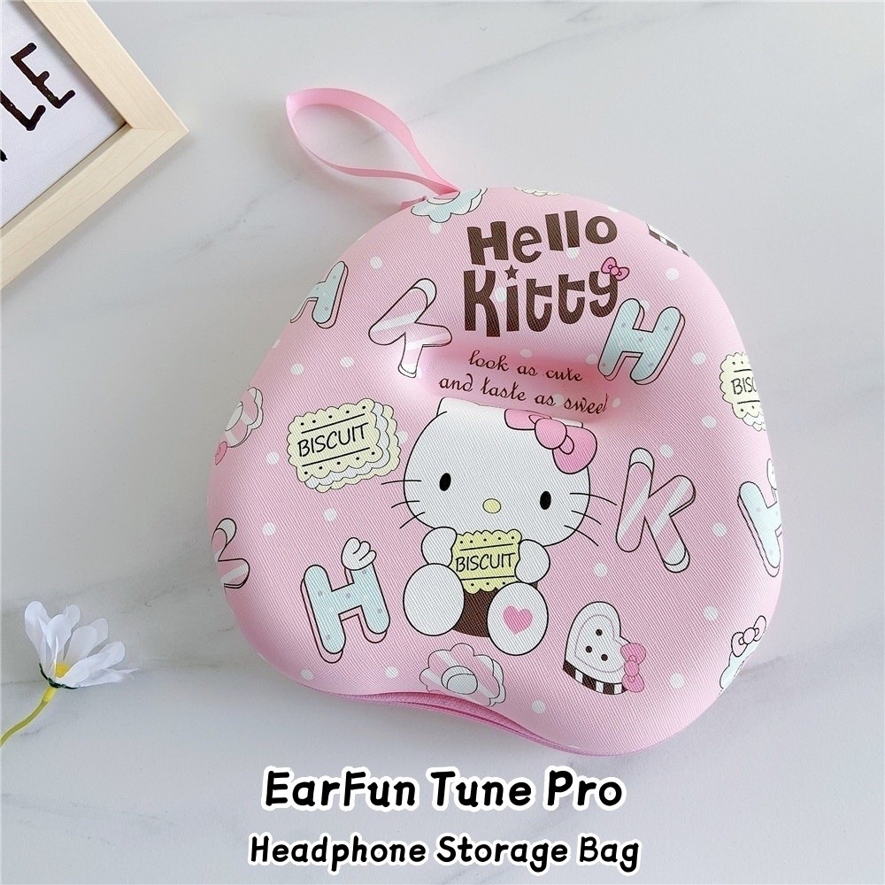 Dành Cho Tai Nghe EarFun Tune Pro Vỏ Tai Nghe Hoạt Hình Thú Vị EVA Earpads Vỏ Hộp Tai Nghe Túi Bảo Q