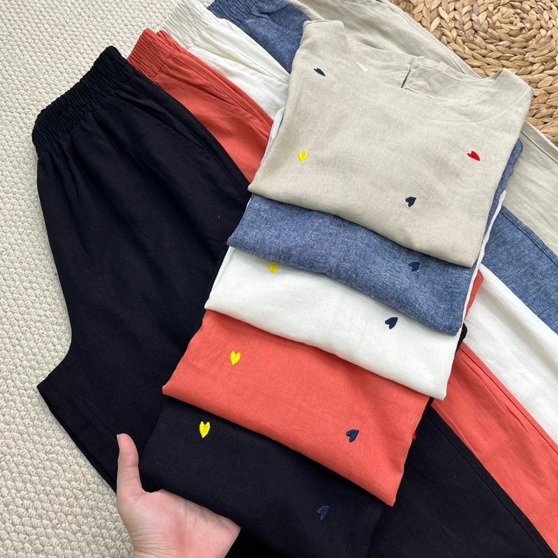 Gợi ý các mẫu đồ bộ linen nữ cao cấp cho mùa hè thêm phần thoải mái