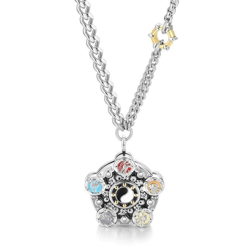 New Product#Armor Warrior Emperor Armor Belt Necklace Male Summoner Pendant Birthday Gift for Boyfri