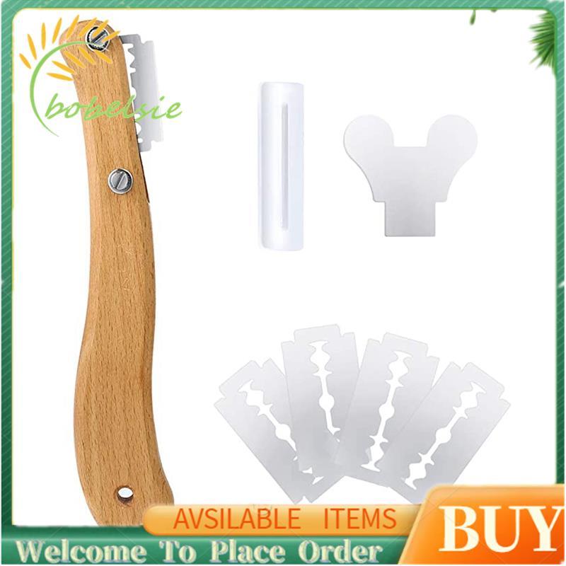 Bánh mì Lame có tay cầm bằng gỗ, Dụng cụ cắt bánh mì Lame, Dụng cụ cắt bánh mì, Dụng cụ làm bột