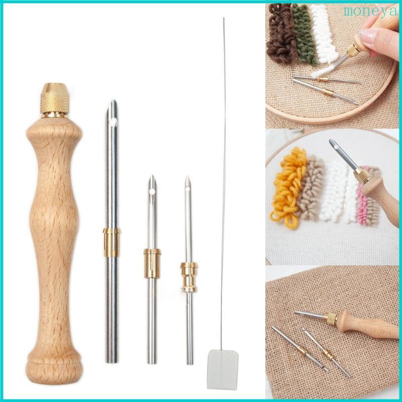 Mya Punch Needle Kit Khâu Punch Needle Starter DIY Cross Stitch Tools