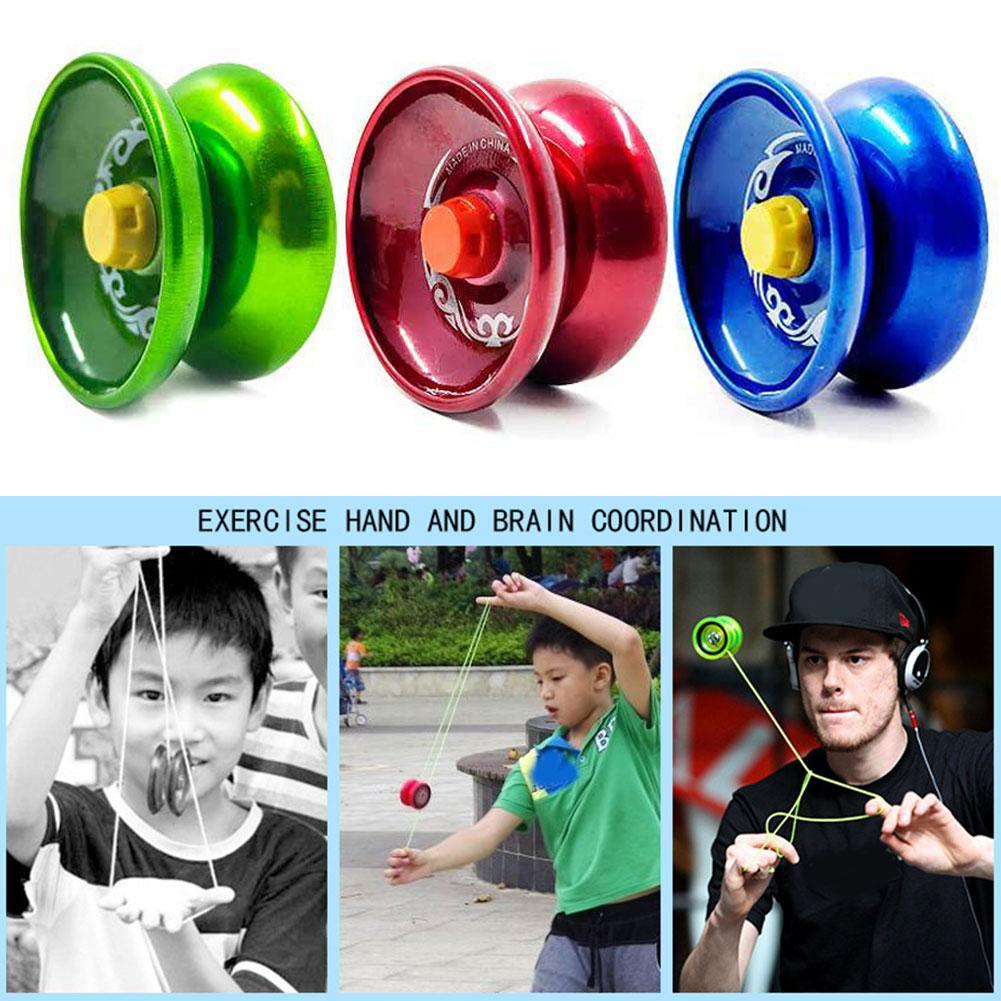 Magic Yoyo Chuyên Nghiệp Yoyo Hợp Kim Nhôm Dây Trick Yoyo Bi Dành Cho Người Mới Bắt Đầu Người Lớn B0