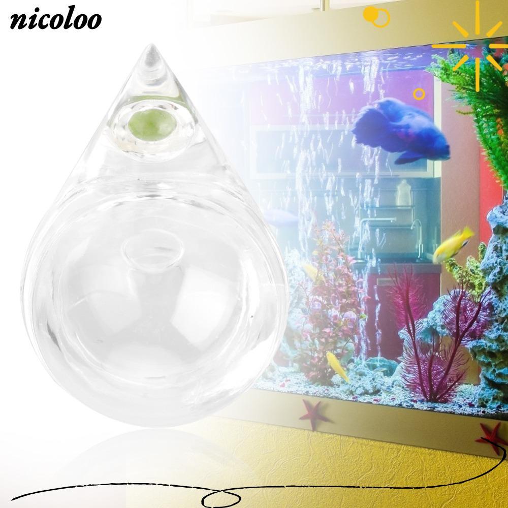 Màn hình NICOLOO CO2, Acrylic Drop Shape CO2 Drop Checker, Bộ màn hình kiểm tra màn hình Cốc hút Máy