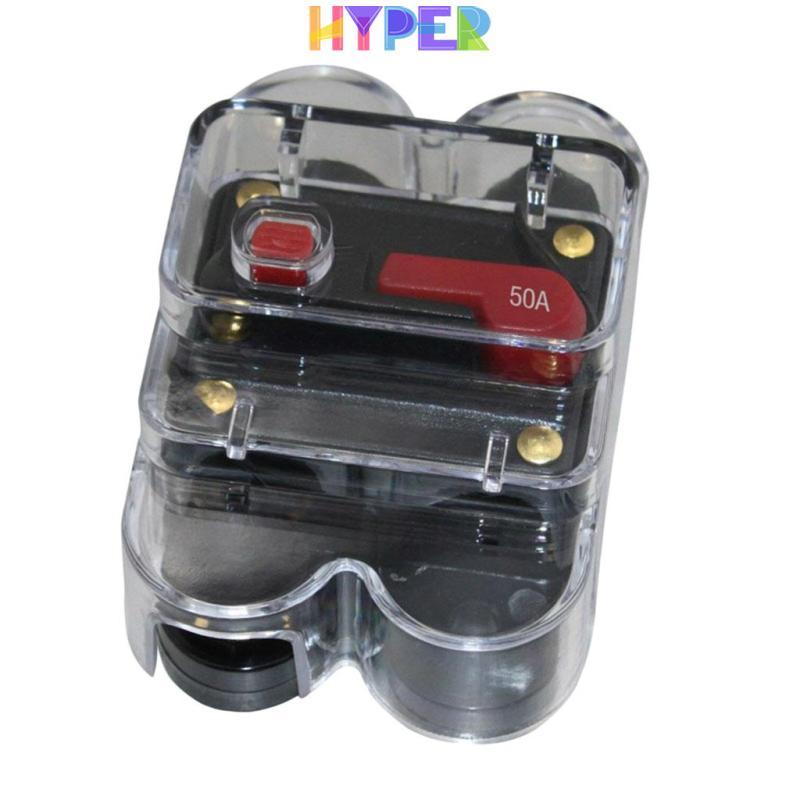 XE STEREO AUDIO 12V CIRCUIT BREAKER FUSE INLINE FITS 4 8 DÂY GAUGE 40A AMP