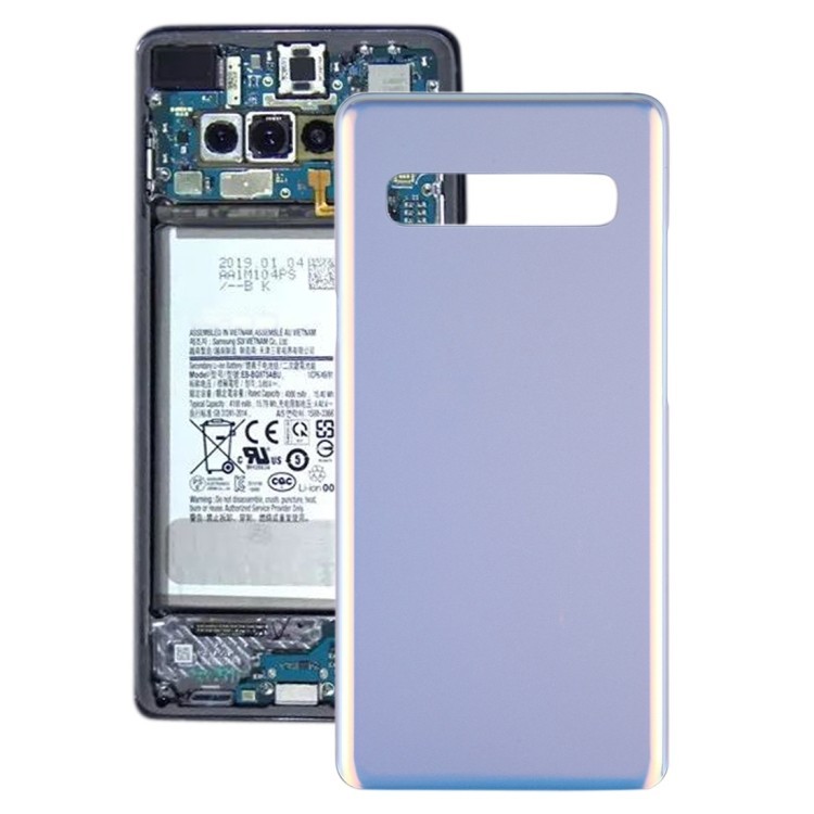 Dropshiping Cho Galaxy S10 5G SM-G977B / SM-G977U / SM-G977N Ốp điện thoại Pin (Bạc)