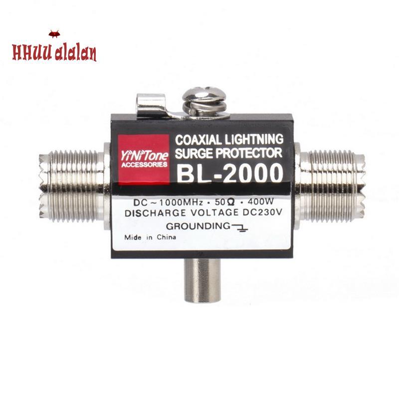 BL-2000 Đồng Trục Chống Sét Bảo Vệ PL259 Nữ Đến PL259 Nữ Đồng Trục Arrestor DC-1000 MHz