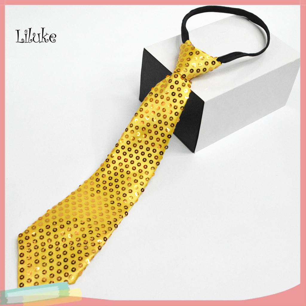 Dây buộc cổ Cravat nam sáng bóng kim sa, thiết kế vintage, điều chỉnh được – phù hợp với áo vest