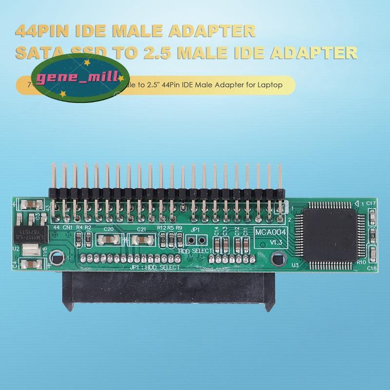 7 + 15 Pin SSD HDD Nữ Sang 2.5 "44Pin IDE Nam Adapter Cho Laptop