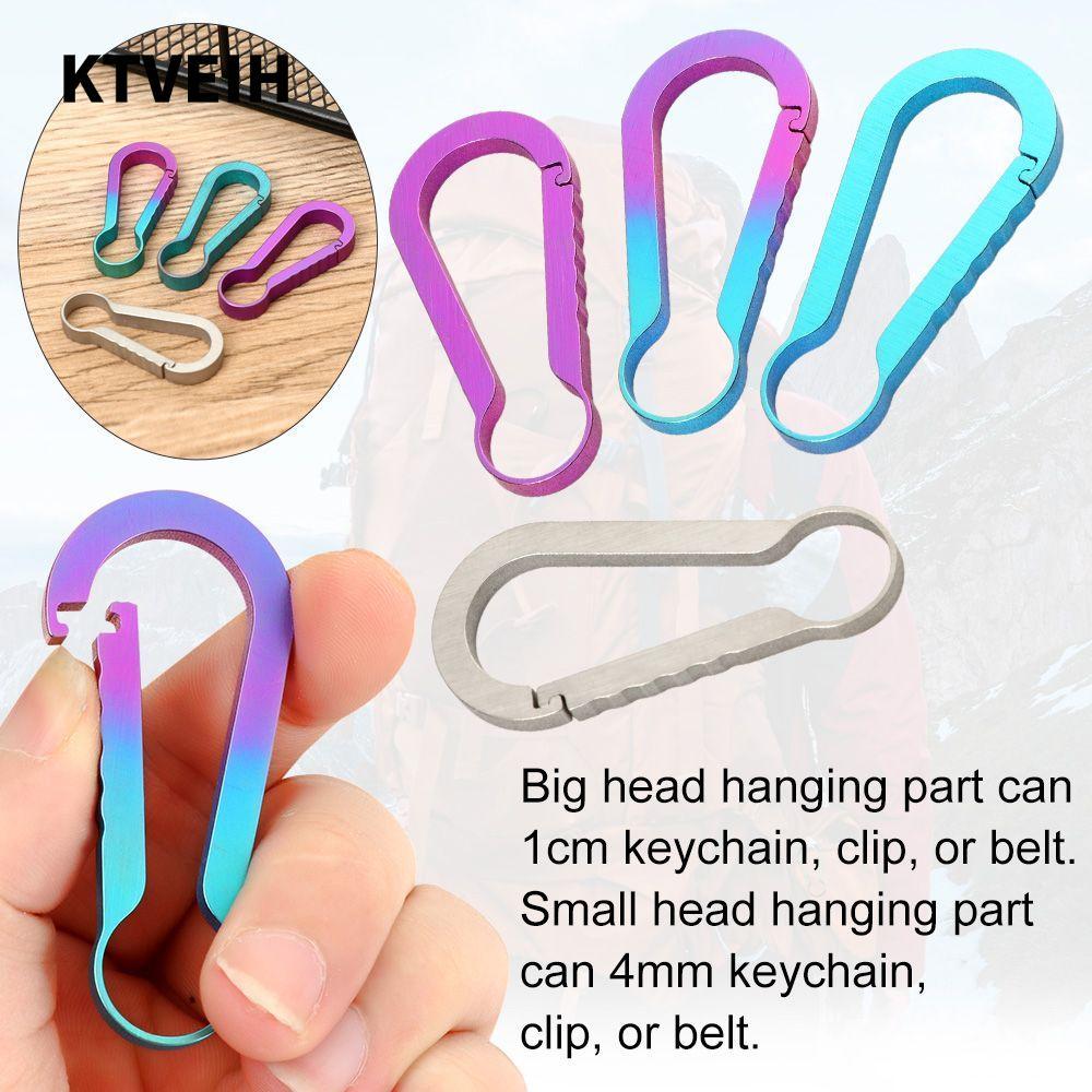Khóa ba lô KTVEIH Mini EDC Tool Bền tải Khóa lớn nhỏ