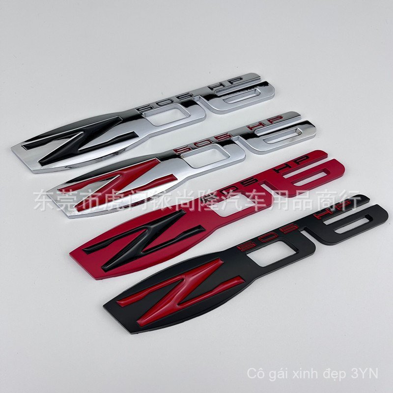 Logo xe Z06 505HP Thích hợp cho Chevrolet 2500HD 3500 Silverado Tahoe Body Sticker SJNQ