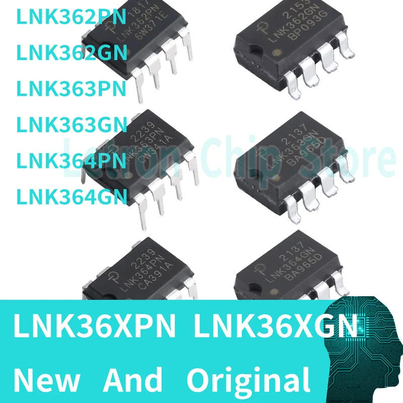 5 CHIẾC LNK362PN LNK362GN LNK363PN LNK363GN LNK364PN LNK364GN-TL IC Power Chip