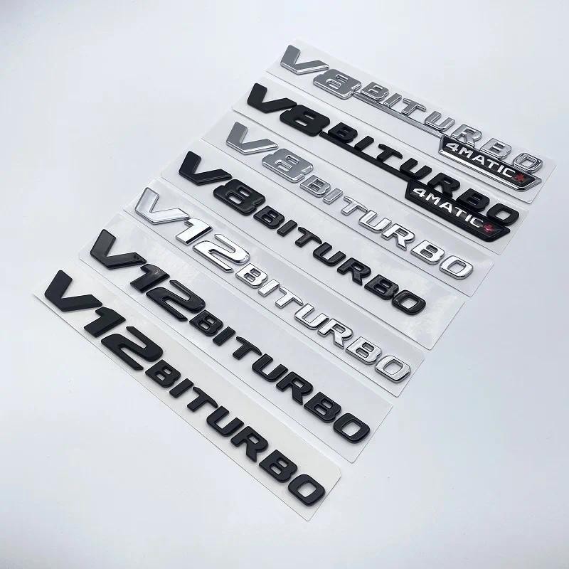 FENDER 2017 Flat V8 V12 Biturbo Biểu Tượng Cho Xe Mercedes Benz AMG GT GT63S GTC GTR GTS G63 G65 C63