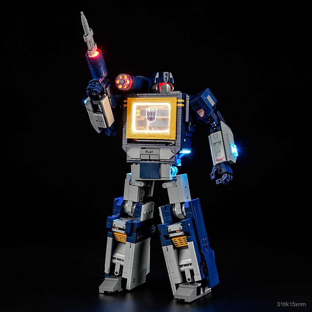 10358Le Lighting yb Đồ chơi tương thích với mô hình lắp ráp khối Transformers Lighting Soundwave led