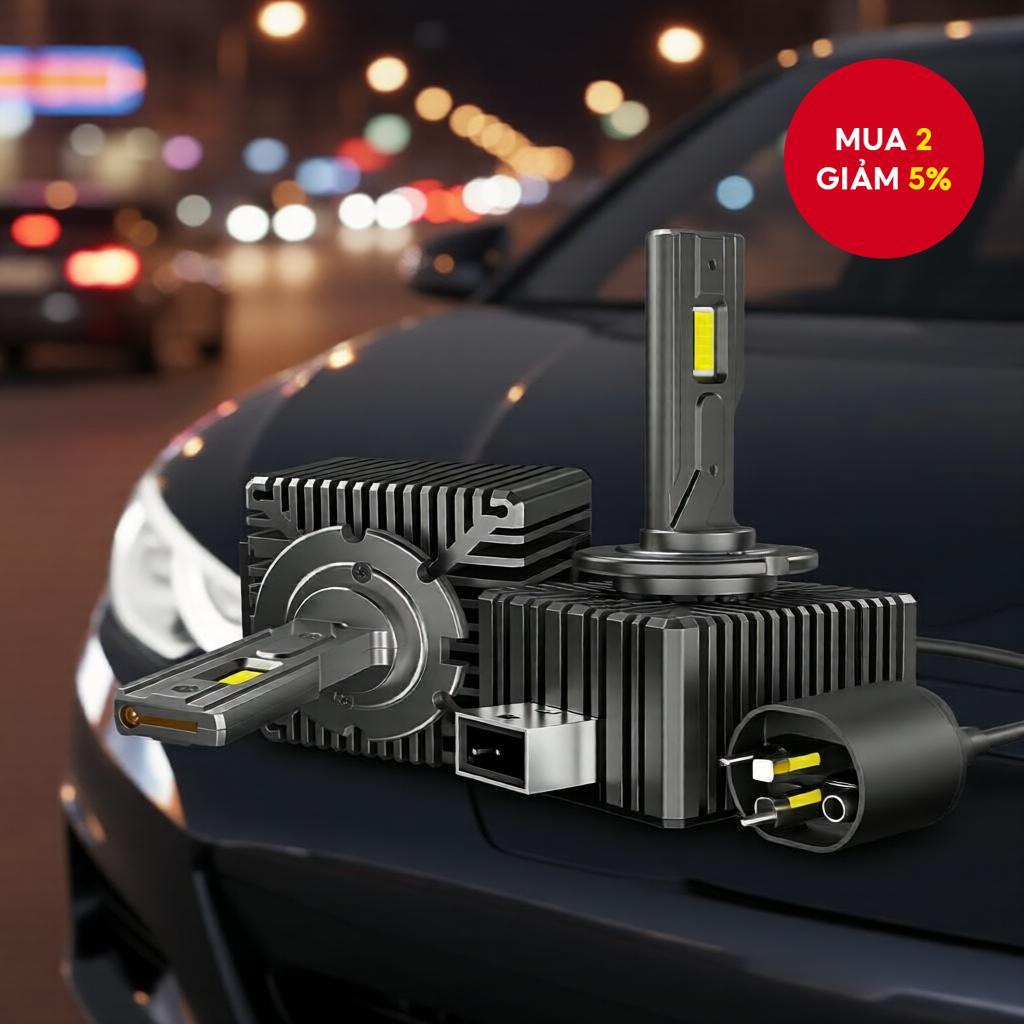 2 cái 30000LM D1S D3S Đèn pha 35W D2S D2R D4S D4R D5S D8S LED Canbus Lamps Đèn LED Tự Động Cho Xe Ô 