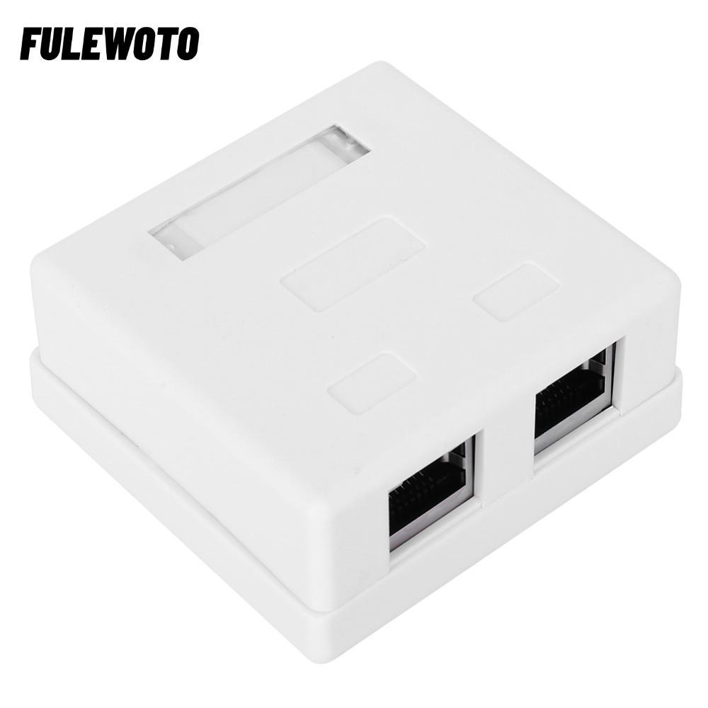 Hộp gắn FILEWOTO RJ45-8P8C, RJ45-8P8C có ốc vít và hộp gắn bề mặt băng hai mặt, Lắp đặt bộ chuyển đổ