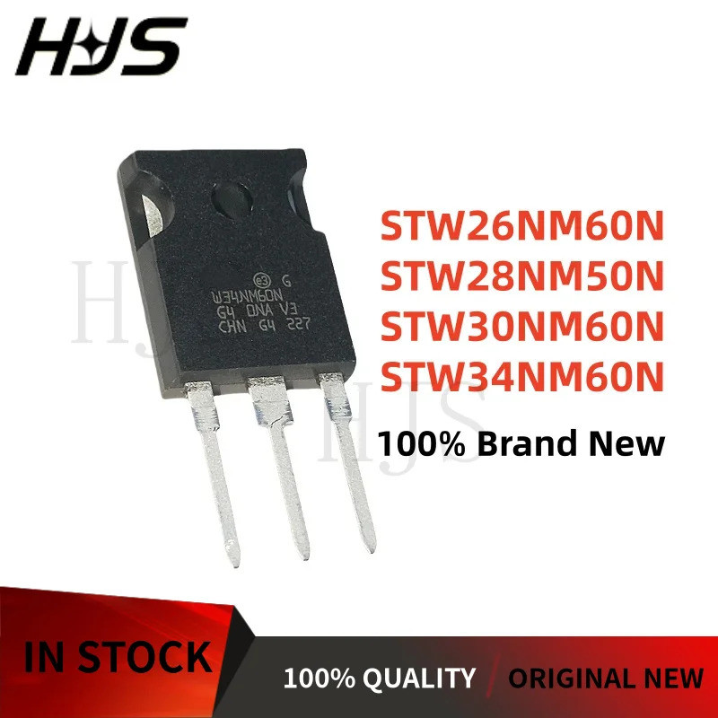 5 Chiếc 26NM60N W26NM60N 28NM50N W28NM50N 30NM60N TO-247 W30NM60N W34NM60N STW26NM60N STW28NM50N STW