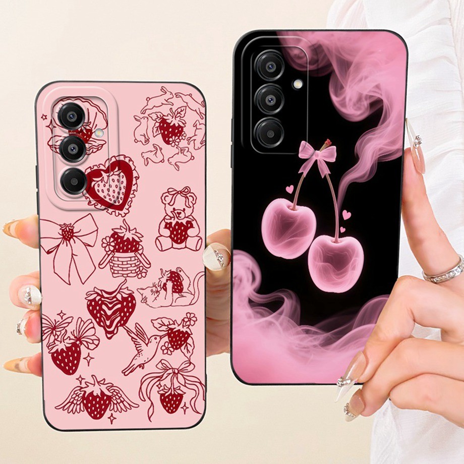 Ốp Lưng Cho Samsung Galaxy A17 5G Vỏ Điện Thoại Silicon Mềm Anh Đào Sơn Hoa Vỏ Cho SamsungA17 A17 5G