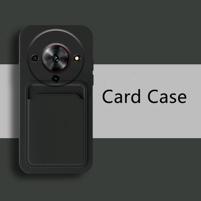 Ốp điện thoại ZTE Blade A76 5G Khe cắm thẻ mềm Ví silicon Ốp lưng ZTE Nubia A76 5G