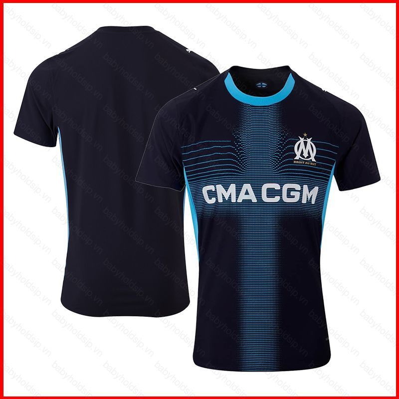Áo Bóng Đá Ligue 1 Olympique Marseille Sân Khách Mùa 2025-2026, Dành Cho Người Lớn Và Trẻ Em