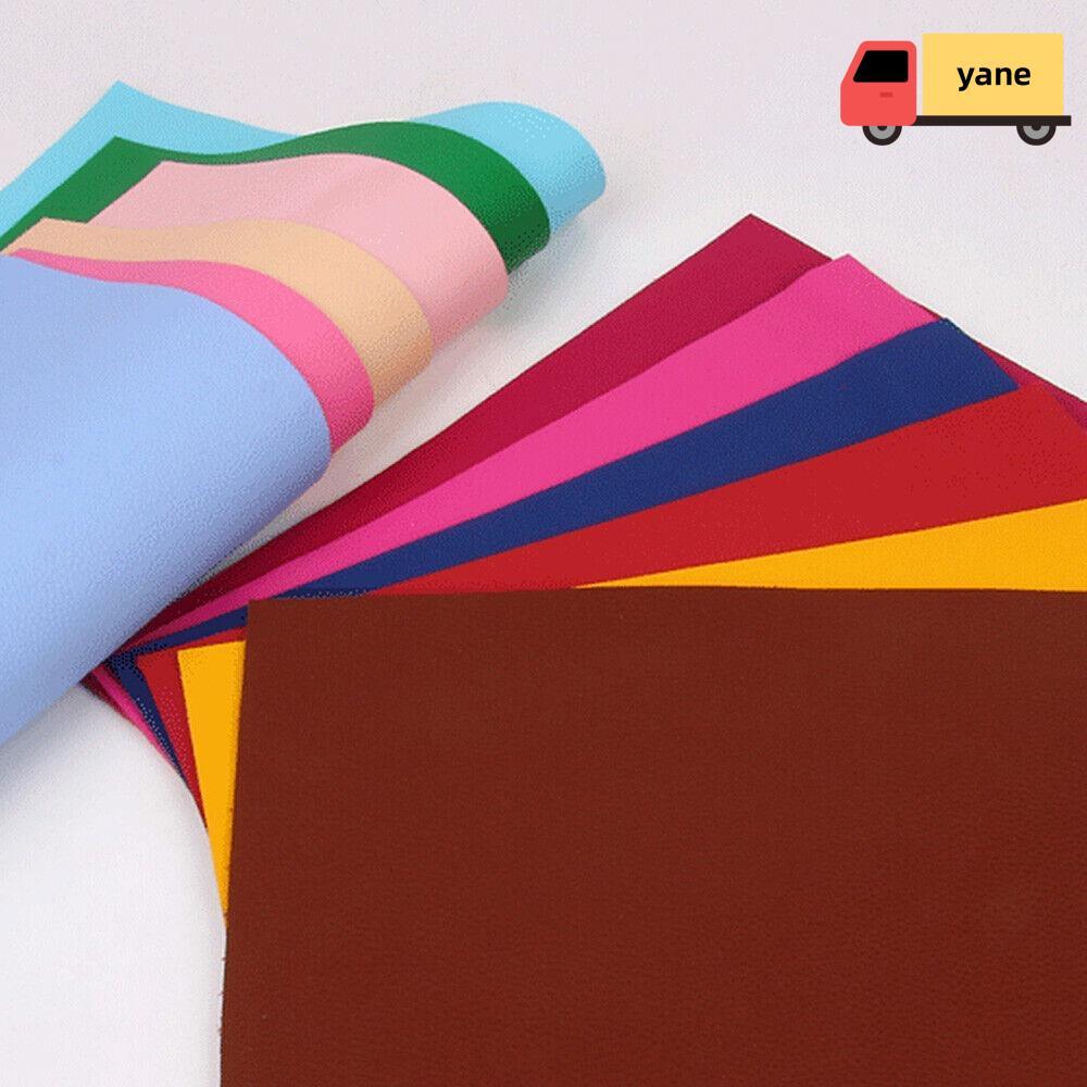 YANE Real Oxhide Da, Tấm vải DIY Da bò cứng, Găng tay giày 20 * 30CM Vải
