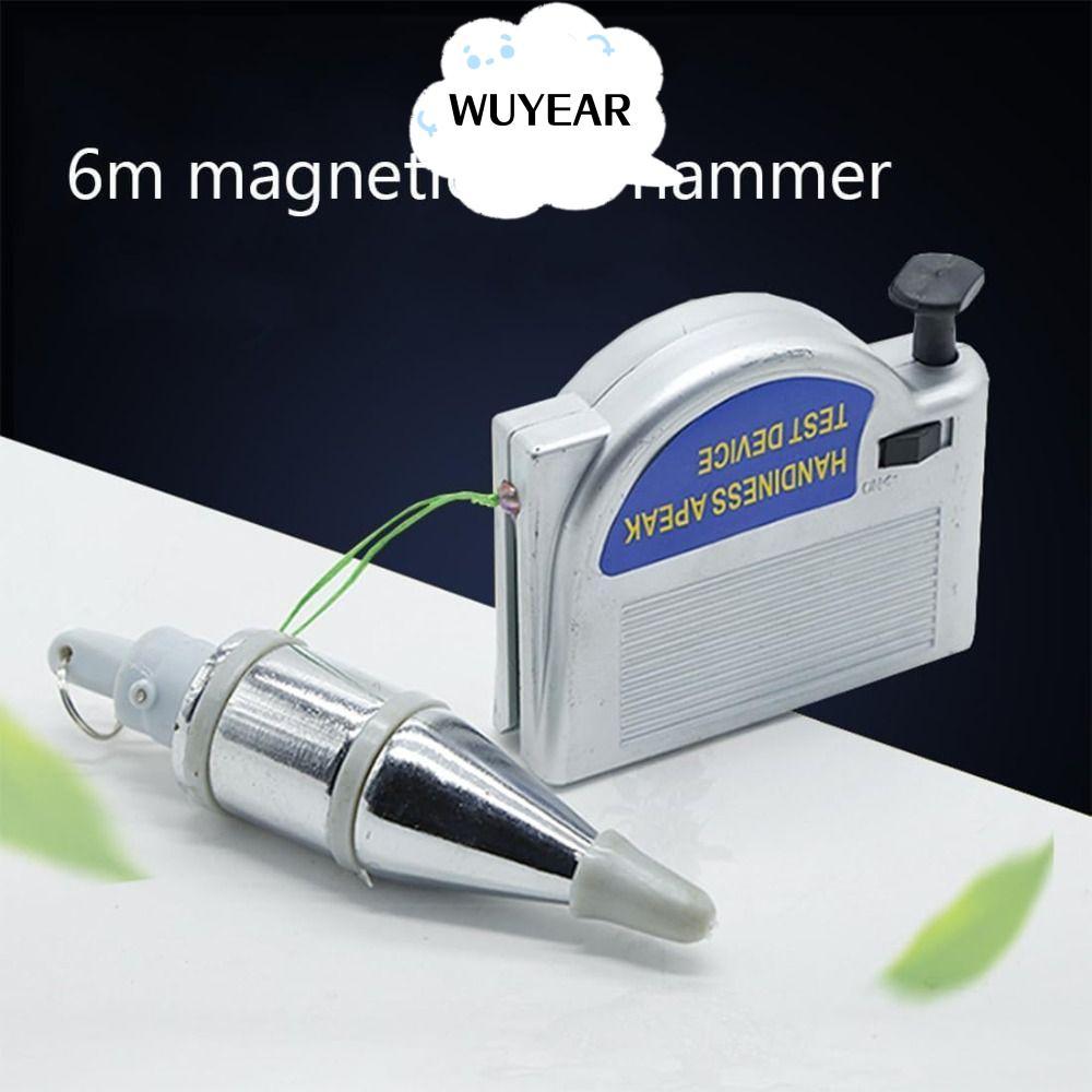 WUYEAR Plumb Bobs Tool, Plumb Bob có thể thu vào từ tính linh hoạt, Bạc ổn định nhanh chóng Dòng búa
