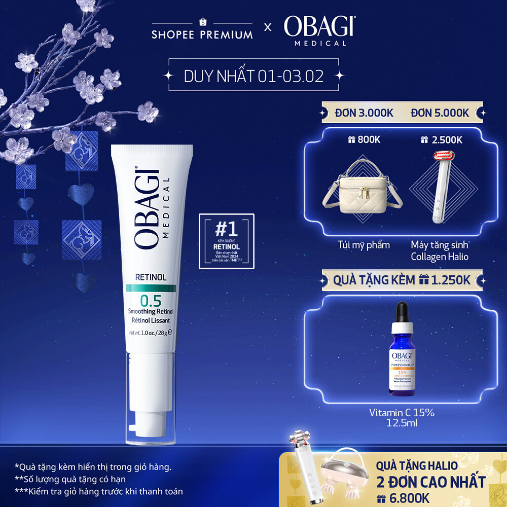 [ĐỘC QUYỀN LIVESTREAM] Kem Chống Lão Hóa & Tái Tạo Da Obagi 360 Retinol 0.5 28g