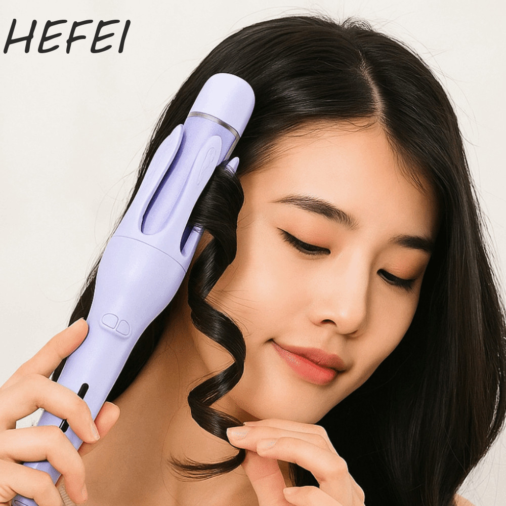 HEFEI Máy uốn tóc Waver 2 trong 1 HEFEI, Công nghệ chống rối Kích thước thùng 32mm Máy uốn tóc xoay tự động, Thiết kế di động Vận hành thông minh Máy uốn tóc Ion âm