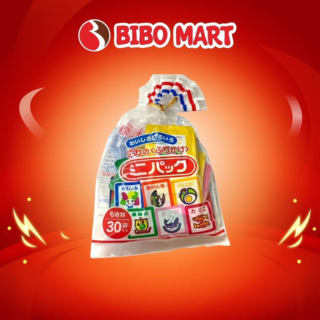 Gia Vị Rắc Cơm Tanaka Nội Địa Nhật Bản Cung Cấp Nhiều Dưỡng Chất Cho Bữa Ăn Của Bé Đa Dạng 6 Vị  75g - Bibomart