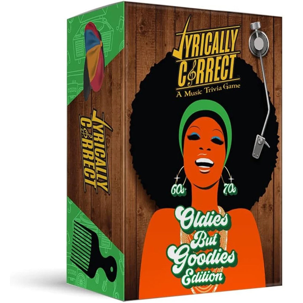 Lyrically Correct 60s & 70s Music Trivia Card Game Finish The Lyrics Challenge