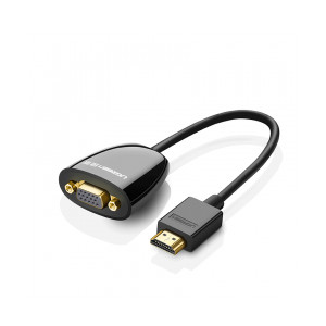 Cáp chuyển HDMI to VGA UGREEN 40253 (Đen)