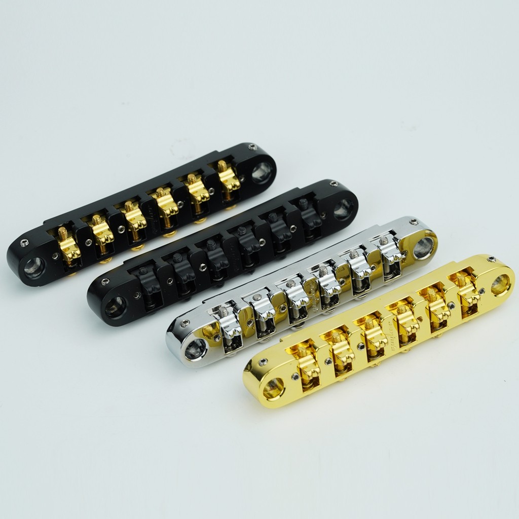 Guyker Có Thể Điều Chỉnh Khóa Cầu Đàn Guitar Điện Cầu Đàn Guitar Phụ Kiện Tune-o-matic Cầu GM007