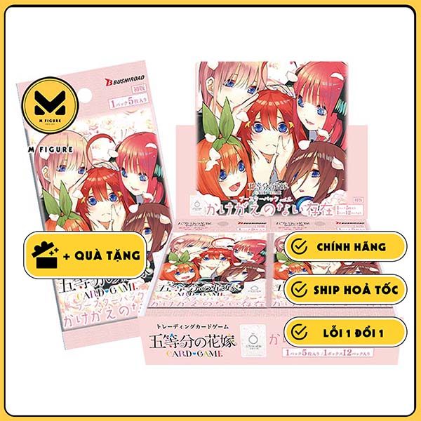(1 PACK) THẺ BÀI The Quintessential Bride Card Game - Booster Pack Vol.2 Irreplaceable PACK CARD CHÍ