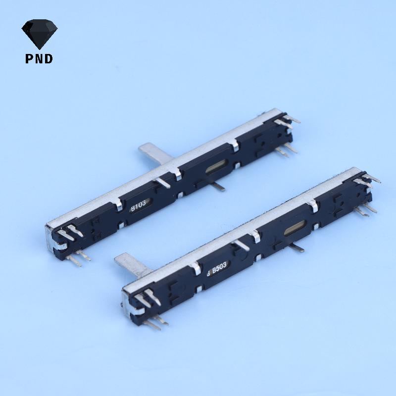 PND 1 Chiếc 75 Mm Thẳng Trượt Điện Áp 8Pins A103 Double Fade A10K Soundcraft EFX8 Fader A10Kx2 A20KX