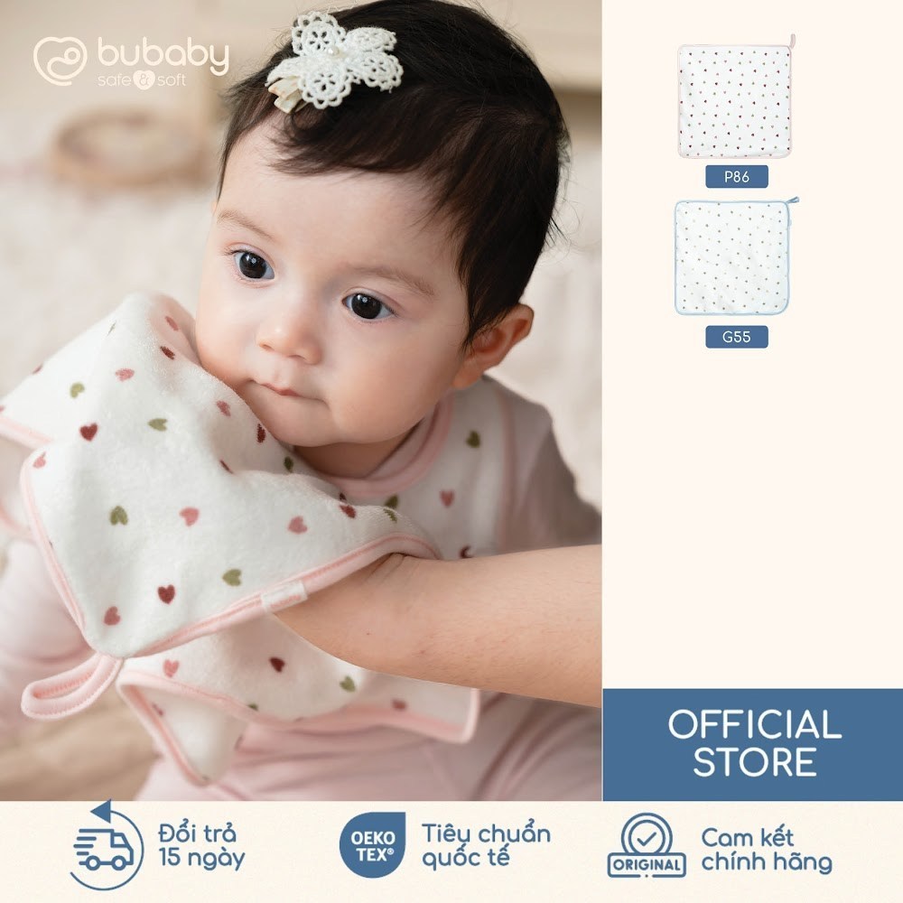 Bubaby | Set 2 Khăn mặt   Cotton TCT100000 | Phụ kiện Bubaby chính hãng
