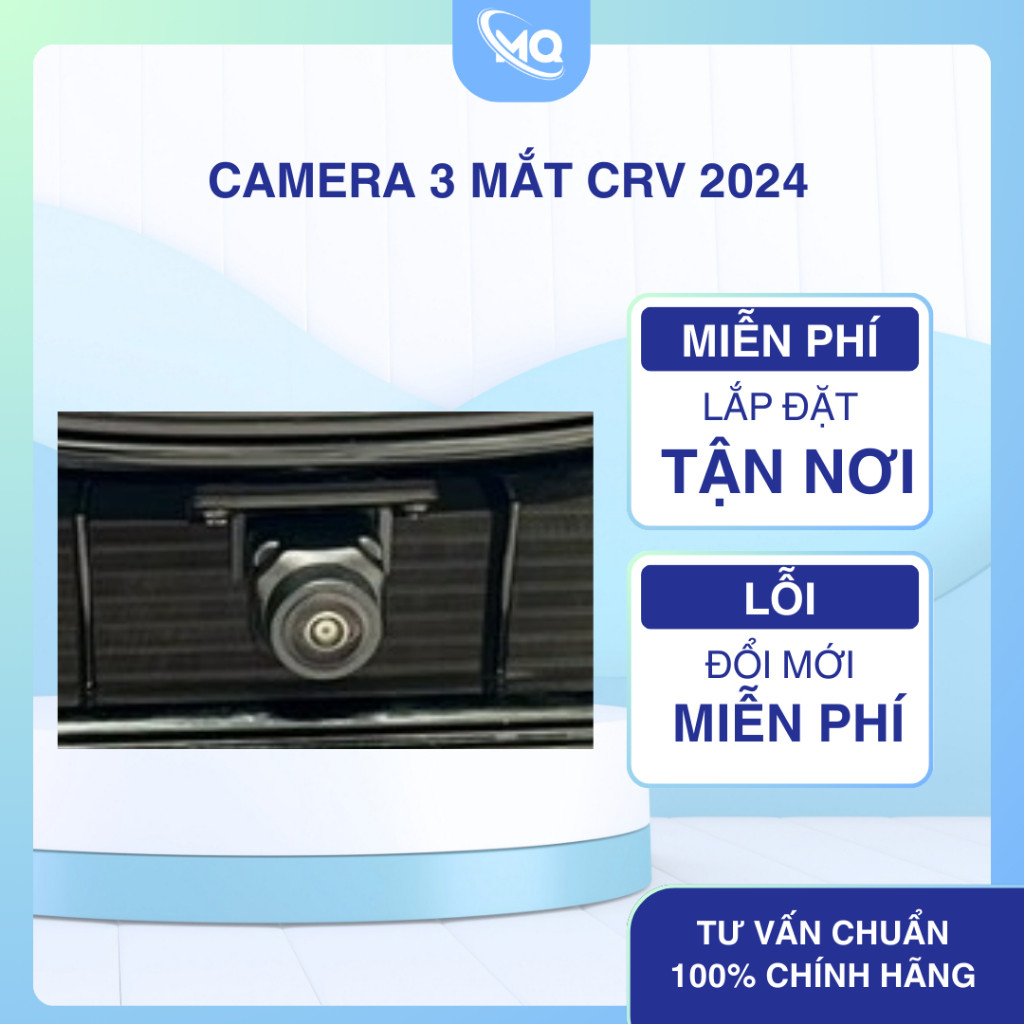 NEW 2026 Camera 3 Mắt CRV 2024 | Camera Lề CRV 2017- 2024 Cắm Jax Zin
