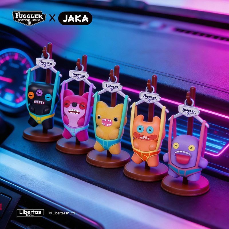 Fuggler Cute Toothed Monster JAKA Swing Blind Box Car Decoration Ugly Doll Toy Figurine Decoration
