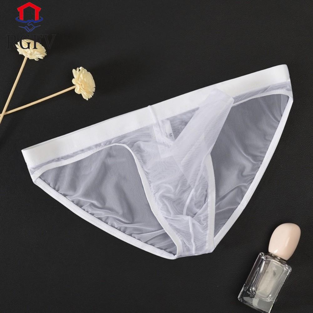 Quần short nam RGFV, Quần lót mũi voi lưới xuyên thấu, Quần lót siêu mỏng và thoáng khí