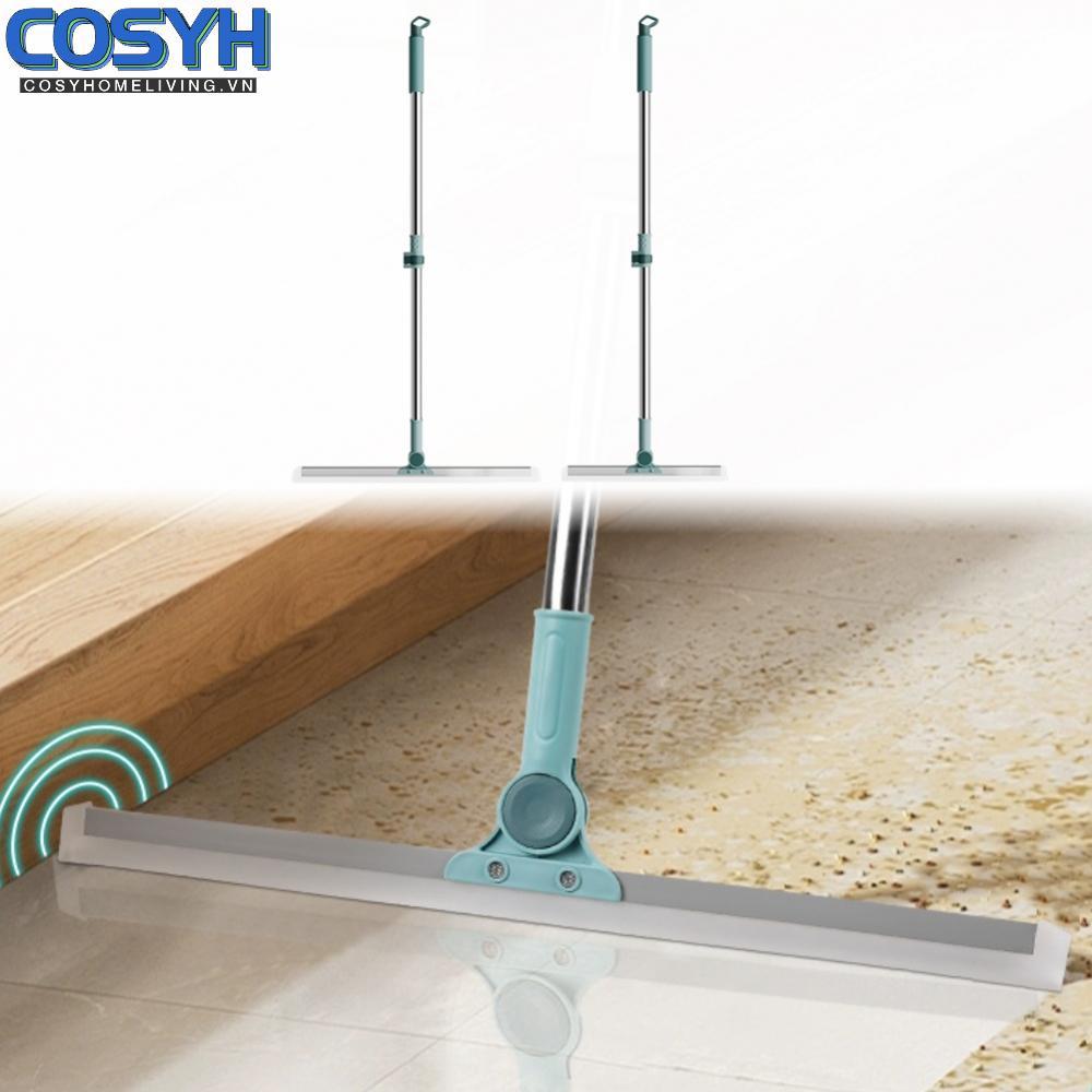 <cosyh>Floor Wiper with Rubber Blade and 180 Degree Rotatable Head for Easy Maneuvering