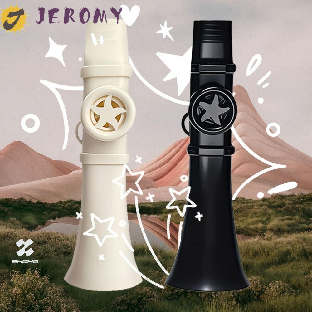 JEROMY Professional Kazoo, Sáo Kazoo thân bằng nhựa thiết kế di động, Ống ngậm Dudu vui vẻ có dây bu