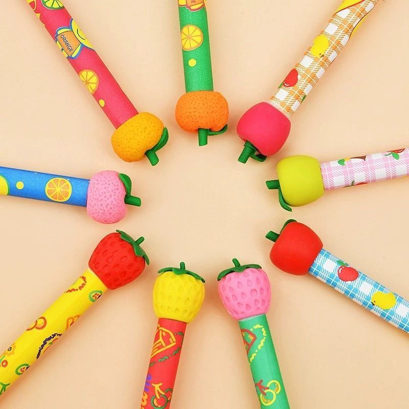 New Product#Japanese Imported Chonglin Children's Pencils HB Cute and super adorable non-toxic round